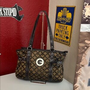 Gorgeous Brown Patterned Shoulder Bag